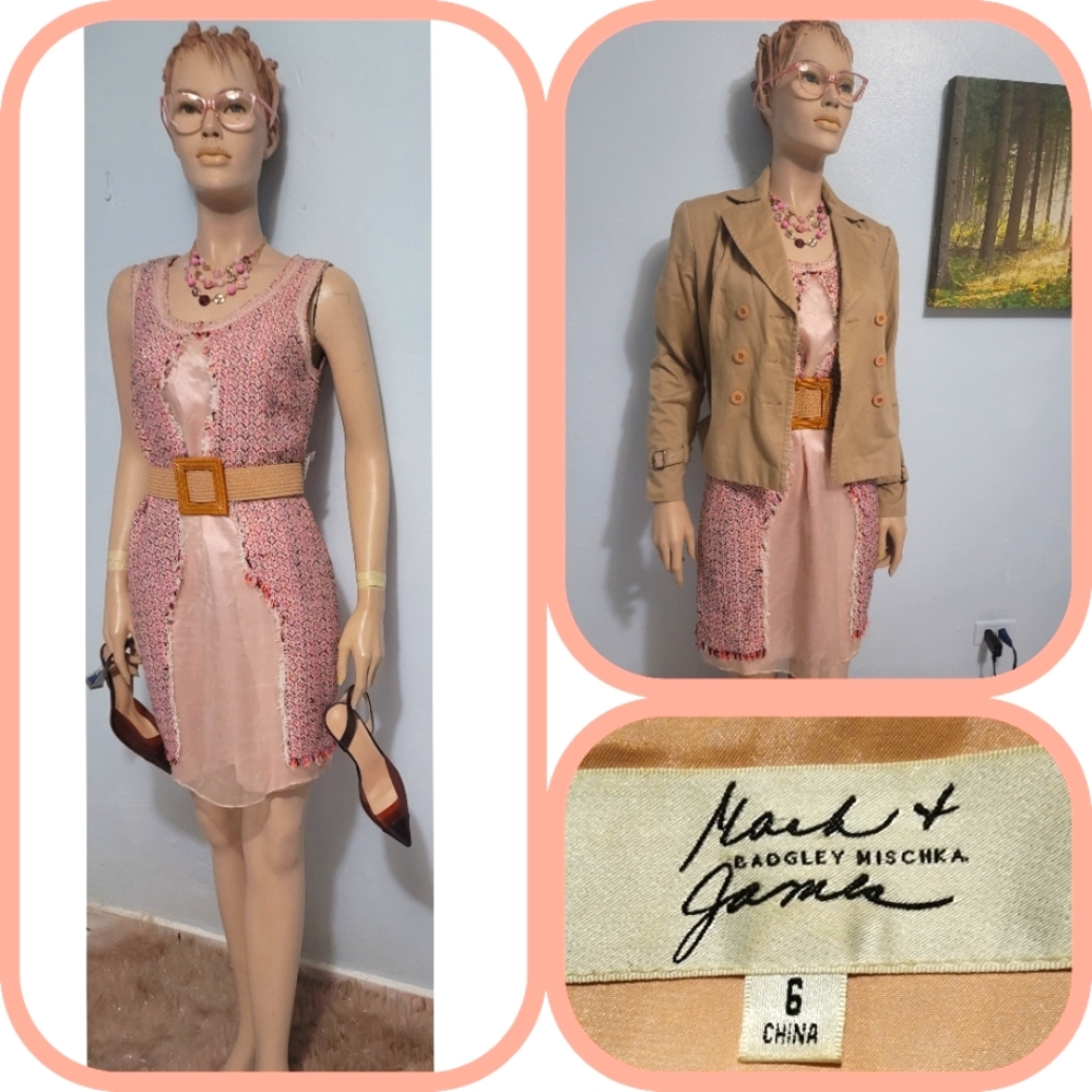 Pink Dress Badgley Mischka Dress
